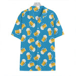 Mug Of Beer Pattern Print Hawaiian Shirt