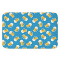 Mug Of Beer Pattern Print Indoor Door Mat