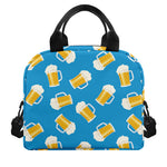 Mug Of Beer Pattern Print Insulated Lunch Bag