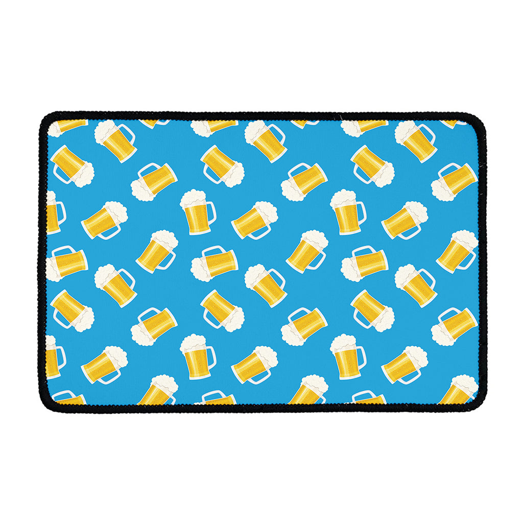 Mug Of Beer Pattern Print Kitchen Mat