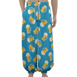 Mug Of Beer Pattern Print Lantern Pants