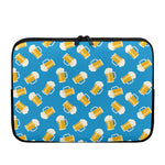 Mug Of Beer Pattern Print Laptop Sleeve