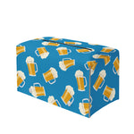 Mug Of Beer Pattern Print Leather Tissue Box Cover
