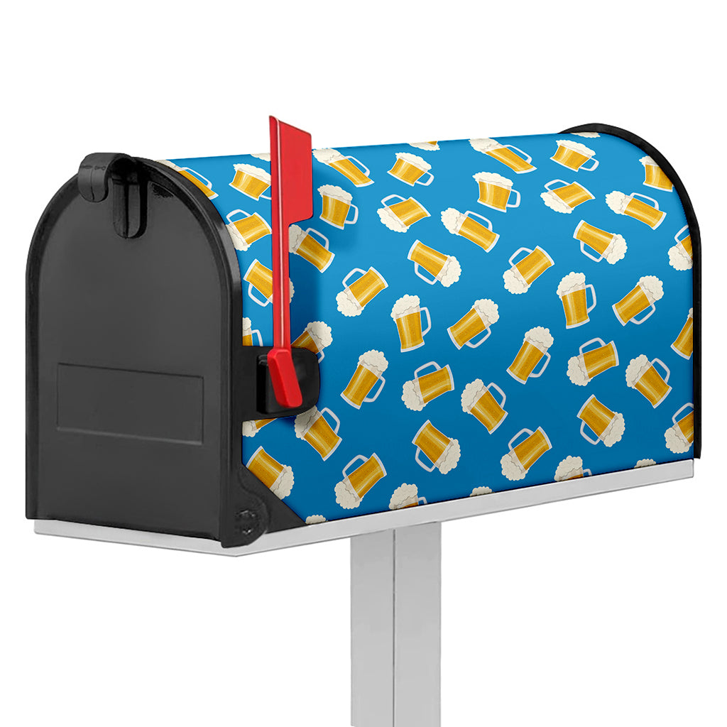 Mug Of Beer Pattern Print Mailbox Cover
