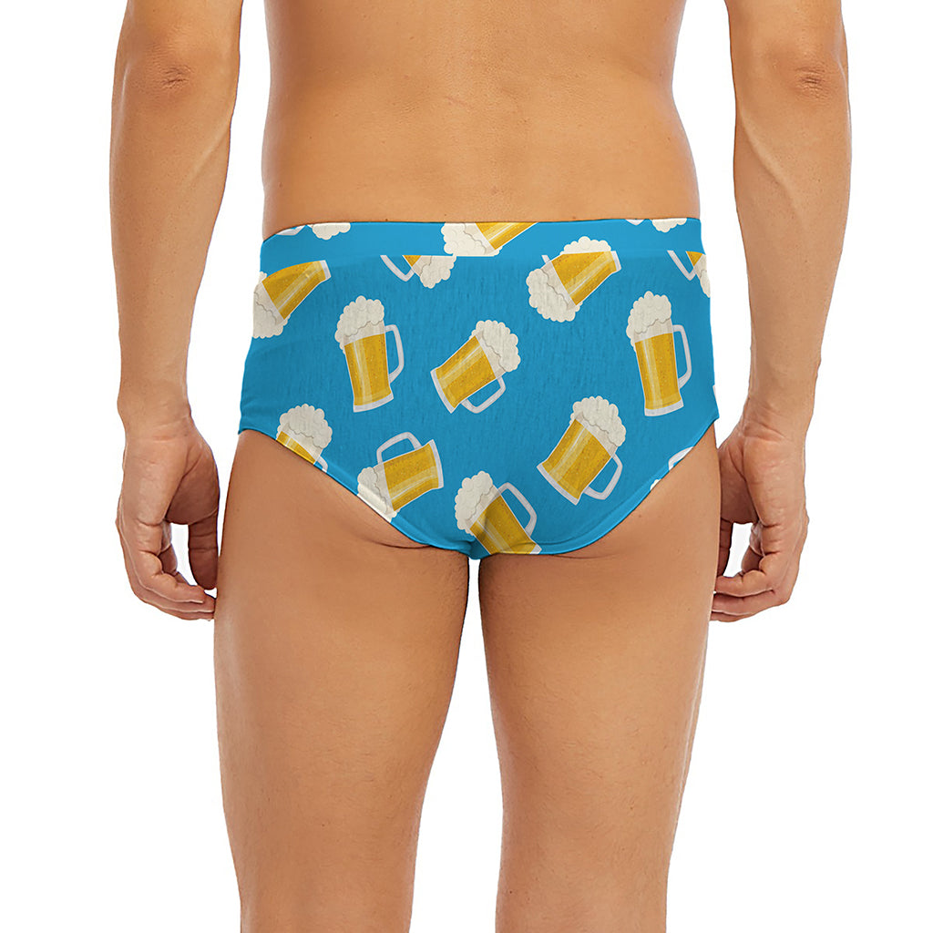 Mug Of Beer Pattern Print Men's Briefs