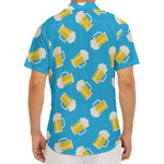 Mug Of Beer Pattern Print Men's Deep V-Neck Shirt