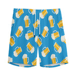 Mug Of Beer Pattern Print Men's Sports Shorts