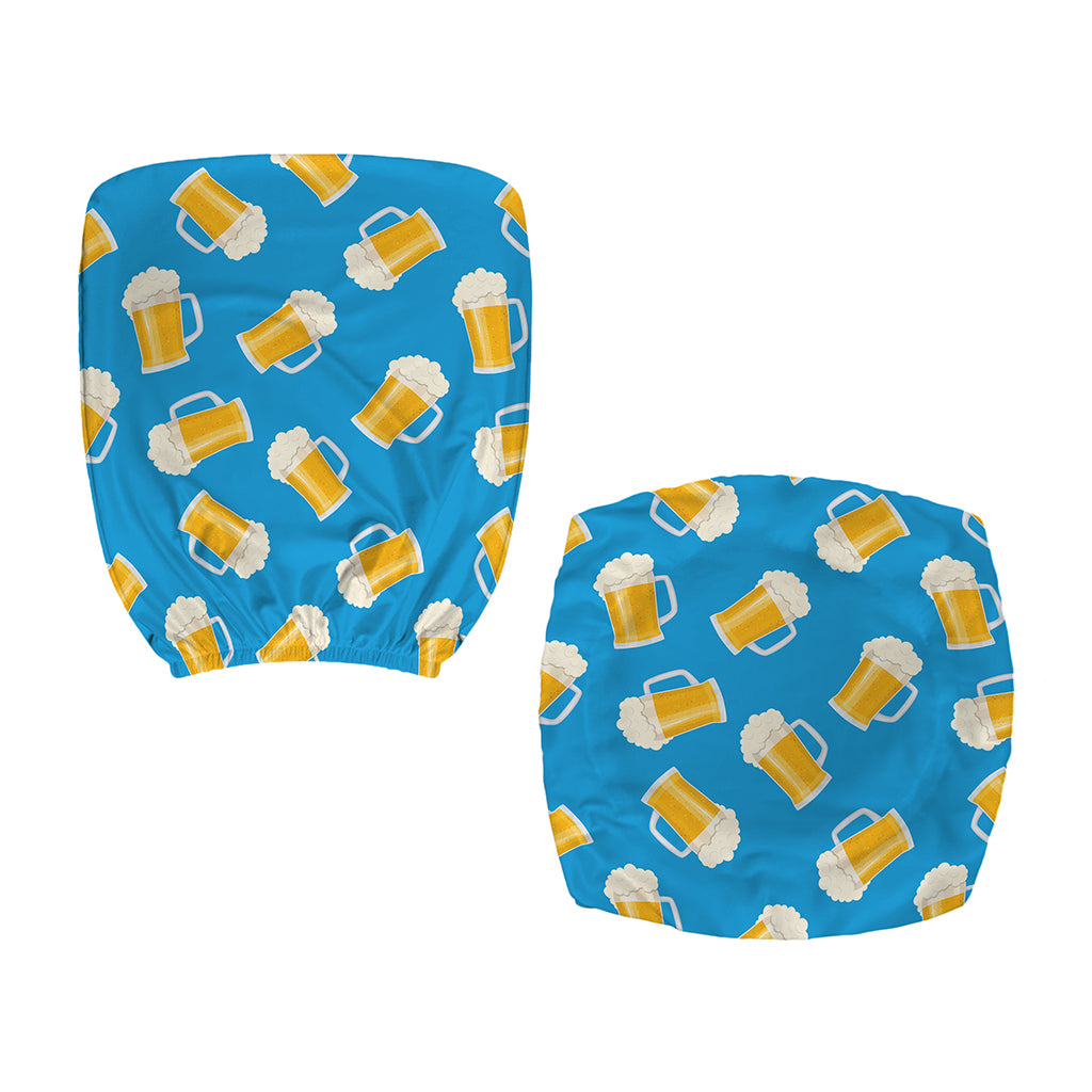 Mug Of Beer Pattern Print Office Chair Cover