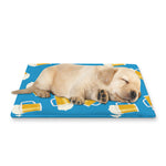 Mug Of Beer Pattern Print Pet Cooling Mat Cover