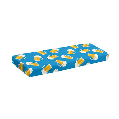 Mug Of Beer Pattern Print Piano Keyboard Cover