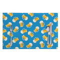 Mug Of Beer Pattern Print Placemat