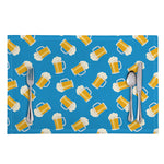 Mug Of Beer Pattern Print Placemat