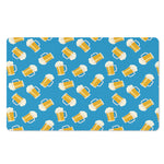 Mug Of Beer Pattern Print Polyester Doormat