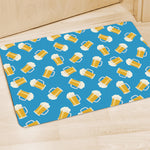Mug Of Beer Pattern Print Polyester Doormat
