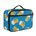 Mug Of Beer Pattern Print Portable Lunch Bag