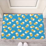Mug Of Beer Pattern Print Rubber Doormat