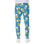 Mug Of Beer Pattern Print Scuba Joggers