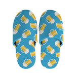 Mug Of Beer Pattern Print Slippers