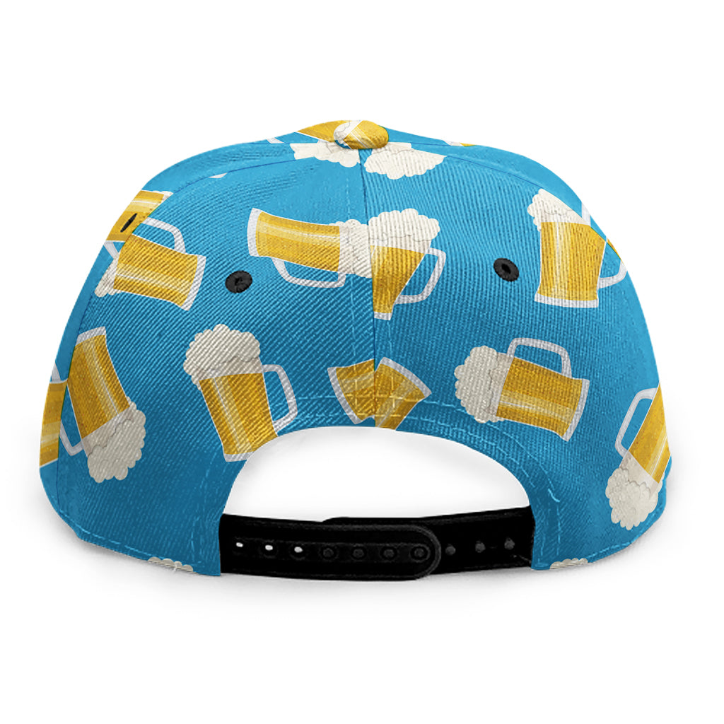 Mug Of Beer Pattern Print Snapback Cap