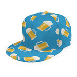Mug Of Beer Pattern Print Snapback Cap