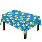 Mug Of Beer Pattern Print Tablecloth