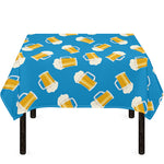 Mug Of Beer Pattern Print Tablecloth