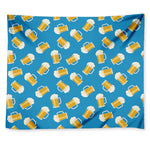 Mug Of Beer Pattern Print Tapestry