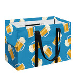 Mug Of Beer Pattern Print Utility Tote Bag