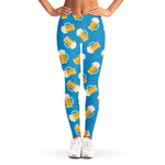 Mug Of Beer Pattern Print Women's Leggings