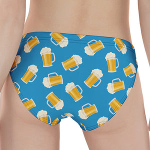 Mug Of Beer Pattern Print Women's Panties