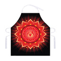 Muladhara Chakra Mandala Print Adjustable Apron