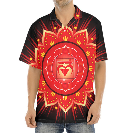 Muladhara Chakra Mandala Print Aloha Shirt