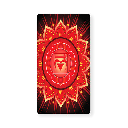 Muladhara Chakra Mandala Print Baby Crib Sheet