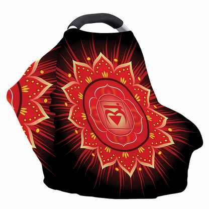 Muladhara Chakra Mandala Print Baby Seat Cover