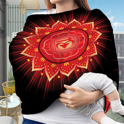 Muladhara Chakra Mandala Print Baby Seat Cover