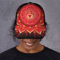Muladhara Chakra Mandala Print Baseball Cap