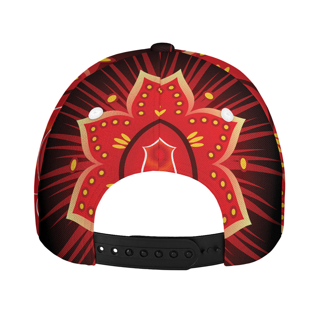 Muladhara Chakra Mandala Print Baseball Cap