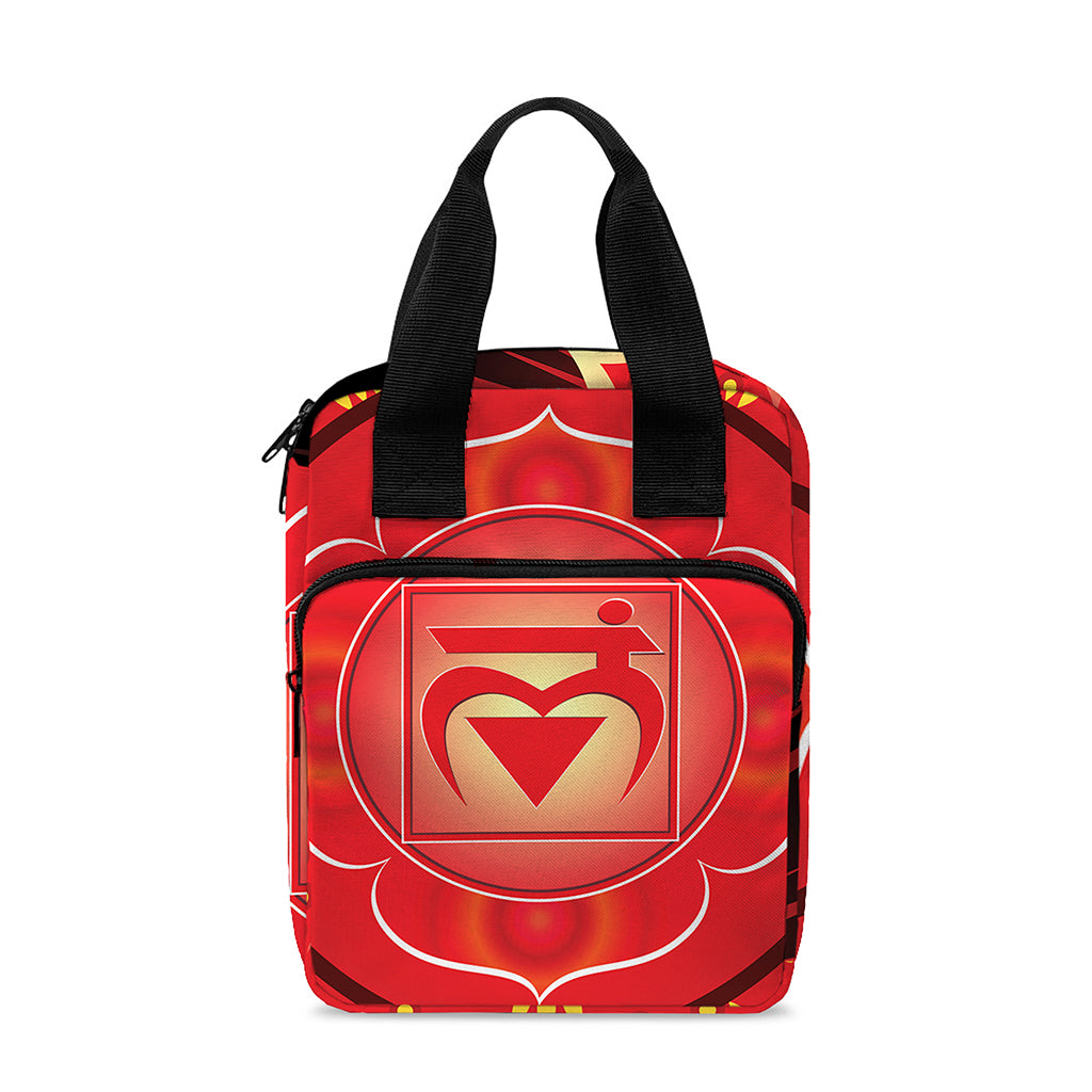 Muladhara Chakra Mandala Print Bible Tote Bag