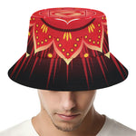 Muladhara Chakra Mandala Print Bucket Hat