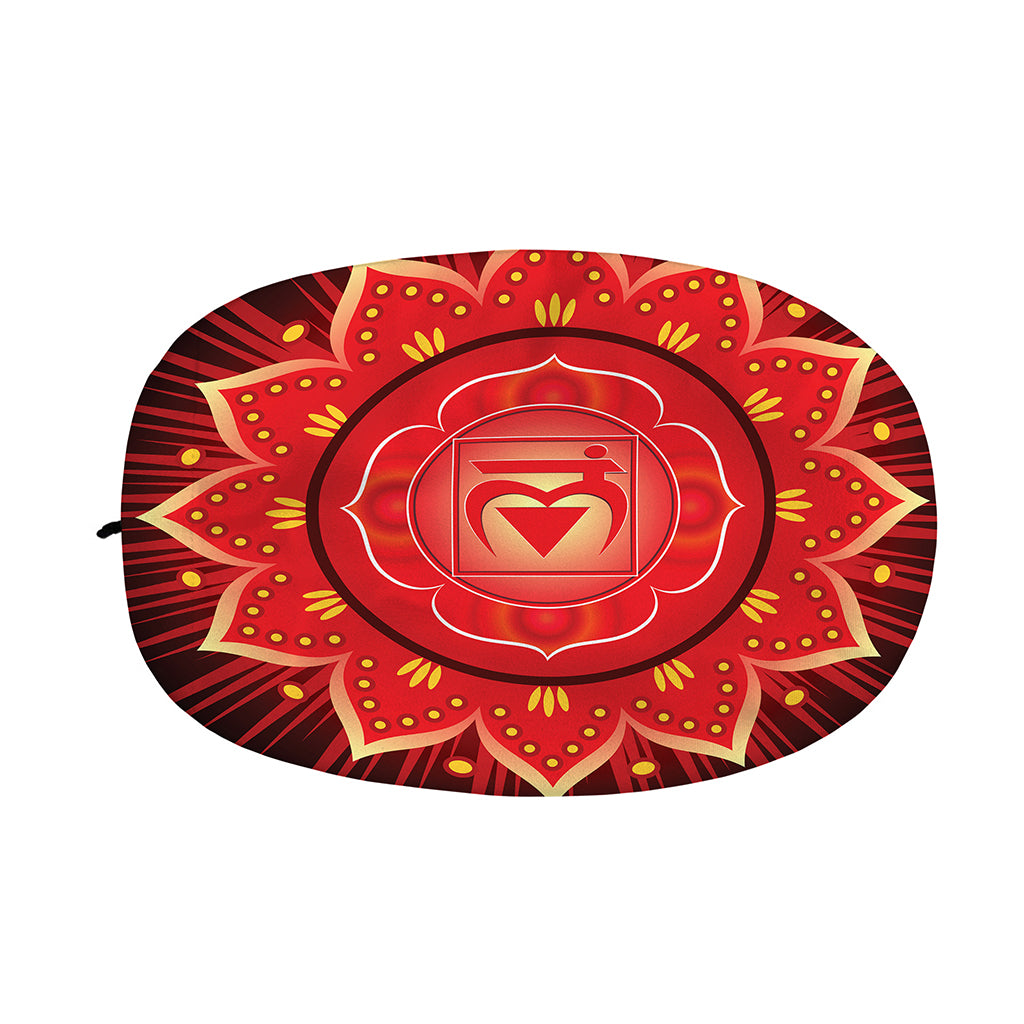 Muladhara Chakra Mandala Print Car Side Mirror Covers