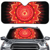 Muladhara Chakra Mandala Print Car Windshield Sun Shade