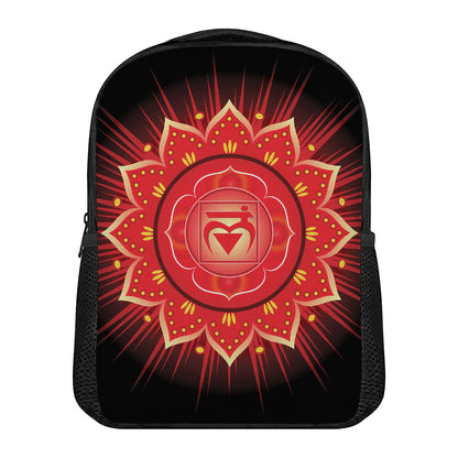 Muladhara Chakra Mandala Print Casual Backpack