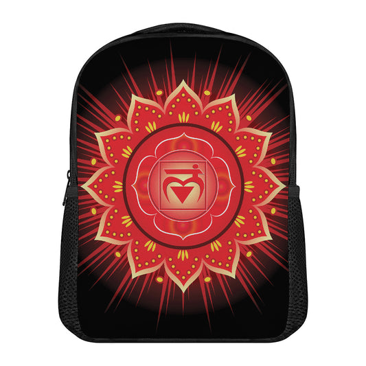 Muladhara Chakra Mandala Print Casual Backpack