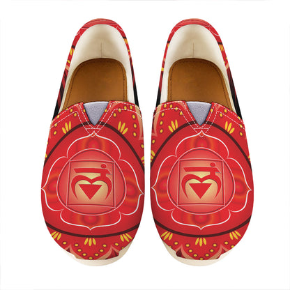 Muladhara Chakra Mandala Print Casual Shoes