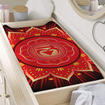 Muladhara Chakra Mandala Print Changing Pad Cover