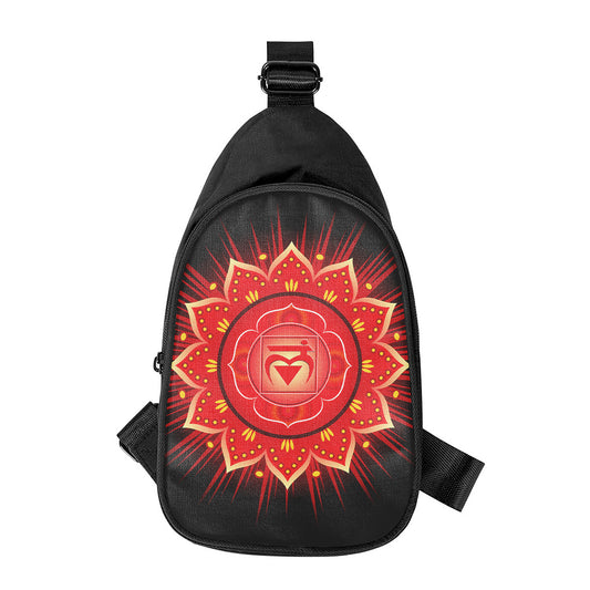 Muladhara Chakra Mandala Print Chest Bag