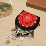 Muladhara Chakra Mandala Print Coin Purse