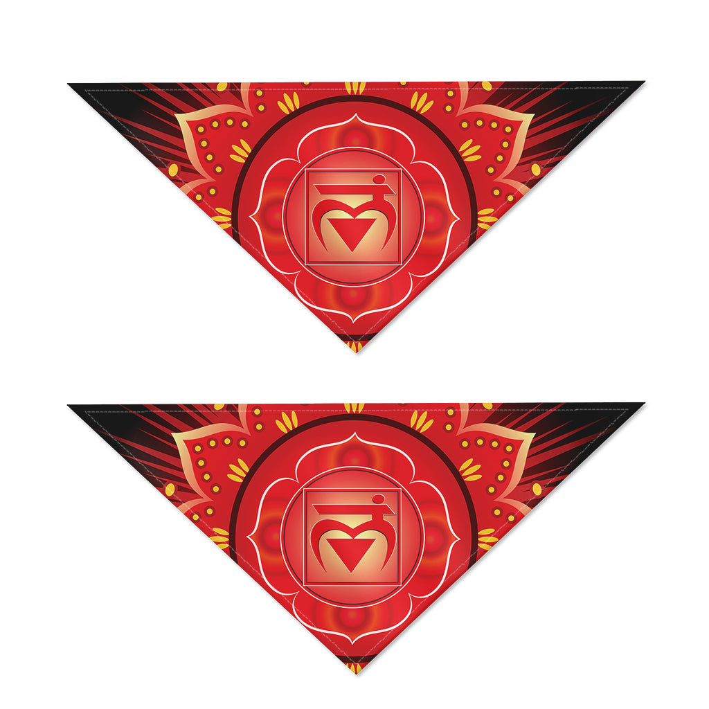 Muladhara Chakra Mandala Print Dog Bandana