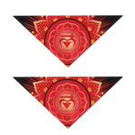 Muladhara Chakra Mandala Print Dog Bandana