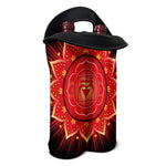 Muladhara Chakra Mandala Print Double Neoprene Wine Tote